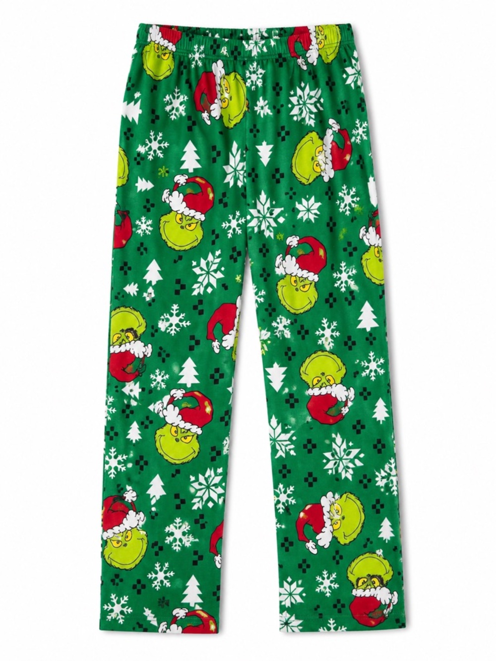 New - Kids Green Grinch Holiday Pajama Pants